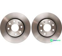 TRW 2 X BRAKE DISC DF4225 FOR OPEL VAUXHALL