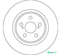 TRW 2 X BRAKE DISC DF4641