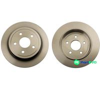 TRW 2 X BRAKE DISC DF4914S FOR JEEP