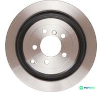 TRW 2 X BRAKE DISC DF4954S FOR LAND ROVER