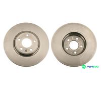 TRW 2 X BRAKE DISC DF6015S FOR AUDI