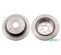 TRW 2 X BRAKE DISC DF6289 FOR NISSAN