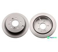 TRW 2 X BRAKE DISC DF6291 FOR MAZDA