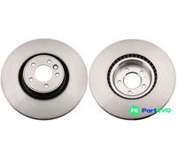 TRW 2 X BRAKE DISC DF6508S FOR LAND ROVER