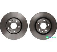 TRW 2 X BRAKE DISC DF6546 FOR RENAULT