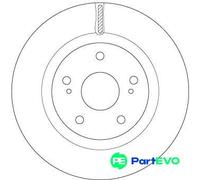 TRW 2 X BRAKE DISC DF6576
