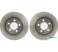 TRW 2 X BRAKE DISC DF6584 FOR VW
