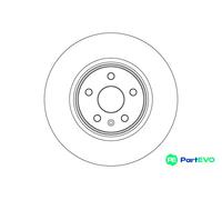 TRW 2 X BRAKE DISC DF6585S