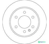 TRW 2 X BRAKE DISC DF6596S