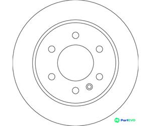 TRW 2 X BRAKE DISC DF6596S