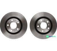 TRW 2 X BRAKE DISC DF6670 FOR AUDI VW