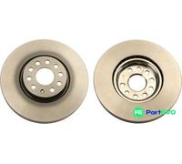 TRW 2 X BRAKE DISC DF6695S FOR SEAT VW