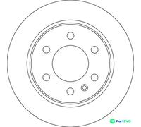 TRW 2 X BRAKE DISC DF6723S