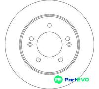 TRW 2 X BRAKE DISC DF6725