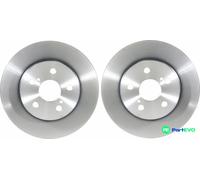 TRW 2 X BRAKE DISC DF6734 FOR TOYOTA