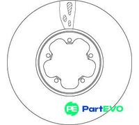 TRW 2 X BRAKE DISC DF6752S