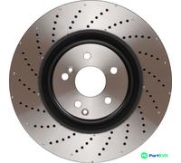TRW 2 X BRAKE DISC DF6873S FOR MERCEDES-BENZ