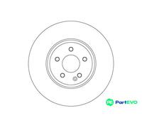 TRW 2 X BRAKE DISC DF6895S