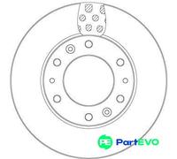 TRW 2 X BRAKE DISC DF6962S