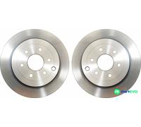 TRW 2 X BRAKE DISC DF6967 FOR MERCEDES-BENZ