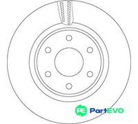 TRW 2 X BRAKE DISC DF7458S
