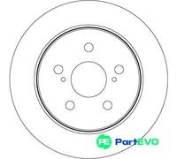 TRW 2 X BRAKE DISC DF8335