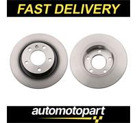 TRW 2x Brake Discs Pair Solid Rear 264mm DF6339 Set 93190227 569418 OE Quality