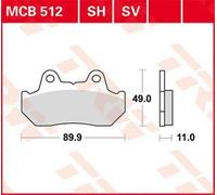 Trw All Round Sintered Metal Brake Pads For Honda CBR 600 F 1981-1990 MCB512