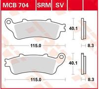 Trw All Round Sintered Metal Brake Pads For Honda GL 1800 1998-2026 MCB704