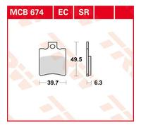 TRW Lucas Brake Pads MCB674 - Organic - Fits Honda SFX 50 - UK Stock
