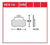Trw Allround Organic Standard Piaggio Fly 125 I.e3v 16 Rear Brake Pads