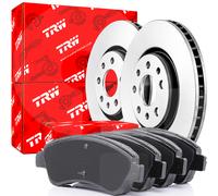 TRW Brake Disc Kit + Front Brake Pads BMW 5 Series 330MM Ventilated 2-Piece