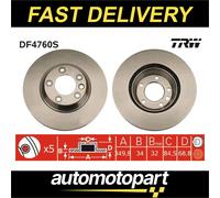 Genuine TRW Brake Disc Rh (Single) DF4760S