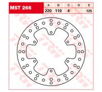 TRW Brake Discs, Rear Type Approved, Fixed