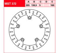 TRW Brake Discs, Rear Type Approved, Fixed