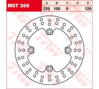 TRW Brake Discs, Rear Type Approved, Fixed