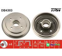TRW BRAKE DRUM DB4303 FOR OPEL SUZUKI VAUXHALL