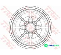 TRW BRAKE DRUM DB4546MR FOR CITROËN PEUGEOT