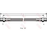 TRW Brake Hose Hydraulic 225mm long PHA284