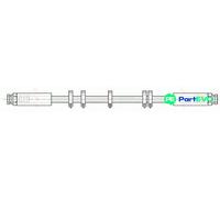 TRW BRAKE HOSE PHA351 FOR AUDI