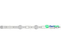 TRW BRAKE HOSE PHB576 FOR VW