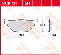 TRW BRAKE PAD ALLROUND ORGANIC YAMAHA, HYOSUNG MCB731