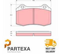 TRW Brake Pad Set For Disc Front Fits Citroen DS Jaguar Peugeot Seat Volvo