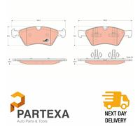 TRW Brake Pad Set For Disc Front Fits Mercedes-Benz E-Class G-Class GL-Class