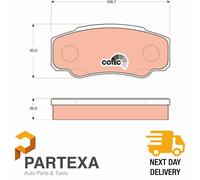 TRW Brake Pad Set For Disc Rear Fits Citroen Relay Fiat Ducato Peugeot Boxer