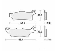 TRW Brake Pad Sintered MCB862SI