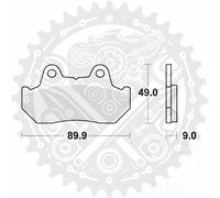 TRW Brake Pads Fits Honda NSR 250 R 1987