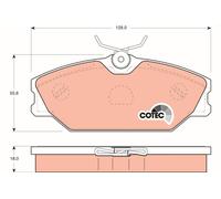 Fits TRW GDB1405 BRAKE PAD SET, DISC BRAKE ⭐UK Stock⭐