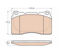 Brake Pads Set Front GDB2007 TRW 410603303R 3074895 30683412 3064613 3068341 New