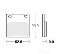 FERODO FDB338EF Brake pad set